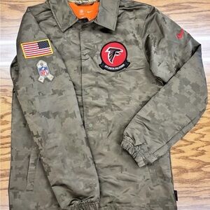 Nike Atlanta Falcons Salute to Service Sideline Camo Jacket ON-FIELD 2019 NFL S